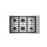 JennAir - 36in Gas Cooktop - Stainless Steel Model JGC7636BS