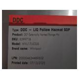 Whirlpool 30-inch Stainless Steel Externally Vented Range Hood Model WVU17UC0JS