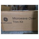GE - 27in Built-In Microwave Trim Kit - Stainless Steel Model Number JX7227SLSS