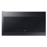 Samsung - 2.1 Cu. Ft. Over-the-Range Microwave with Sensor Cooking and Wi-Fi Connectivity - Matte Black Steel Model ME21DG6300