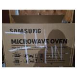 Samsung - 2.1 Cu. Ft. Over-the-Range Microwave with Sensor Cooking and Wi-Fi Connectivity - Matte Black Steel Model ME21DG6300