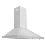 ZLINE - 36 inches - Externally Vented & Convertible - Wall Range Hood - Brushed Stainless Steel Model KB36