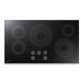Samsung - 36in Electric Cooktop with WiFi and Rapid Boil - Stainless Steel Model NZ36K6430RS