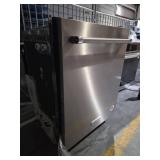 KitchenAid - 24in Top Control Built-In Stainless Steel Tub Dishwasher with 3rd Rack, Fan-Enabled ProDry, 44 dBA - Stainless Steel Model KDTM604KPS