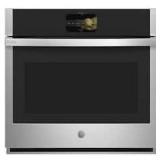 Ge - Profile Series 30in Built-in Single Electric Convection Wall Oven - Black-on-black Model PT9050DFBB