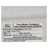 2011 FORD F-150 PLATINUM SUPERCREW 6.5-FT. BED 2WD