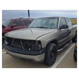 2001 CHEVROLET SILVERADO 1500 EXT. CAB LONG BED 4WD