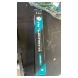 LIBRATON 8-Inch Triangle Metal File, Metal File Tool, High Carbon Steel File with Ergonomic Handle, Hand File for Metal, Metalworking, Wood, Plastic, Triangle File for Refining, Shaping and Scraping