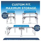 Spicy Shelf 3.0 - Expandable 2 Tiered Spice Rack Organizer for Cabinet & Pantry - Kitchen Seasoning Organizer - Cabinet Spice Racks for Inside Cabinets (Spicy Shelf Premium) - Home Organization