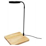 YtotY LED Aquarium Light 360 Degree Full Spectrum LED Light with Bamboo Board 10W Nano Fish Tank Light USB Powered Flat Nano Aquarium Light (L)