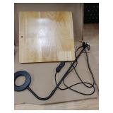 YtotY LED Aquarium Light 360 Degree Full Spectrum LED Light with Bamboo Board 10W Nano Fish Tank Light USB Powered Flat Nano Aquarium Light (L)