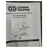 Outdoor gourmet Sierra 2 offset smoker - Retail: $119