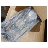 Solar Lantern Decorative Outdoor Set of 2 (18ââ & 15ââ) Modern Black Metal Lanterns with Solar Candles, Decorative Candle Lanterns for Outdoor Porch, Patio, Garden, Yard Decor