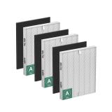 115115 Filter A Replacement Compatible with Winix PlasmaWave Air Purifier C535 5300 5300-2 6300 6300-2 5000 9000 C909 AM90,3 Pc H13 True Size 21 Filters and 3 Pc Carbon Pre-filtersï¼By Improvedhan