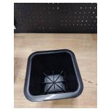 Small black plant pots multi-pack