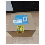 CML Matte White Decorator Wall Plates, 50 Pack Electrical Outlet Receptacle Covers, 1-Gang Switch Plates, Standard Size 2.76â x 4.5â, Impact Resistant, UL Listed, Contractor Pack