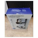 PS5/Slim/Pro Wall Mount Kit with Cooling Fan & Charging Station, PS5 Shelf Floating Mount for All PlayStation 5/Slim/Pro Disc & Digital Console, PS 5 Wall Bracket Behind TV, PS Five Pro Accessories