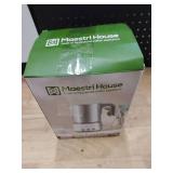 Maestri House Milk Frother, 4-in-1 Electric Milk Steamer and Frother, 16.9OZ 600W Smart Touch Control Hot and Cold Foam Maker, Memory Function for Latte, Cappuccinos, Warm Milk, Hot Chocolate Milk