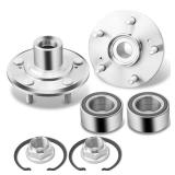 HXYBBGS 2Pcs Front Wheel Hub Bearing Kits BR930583K Compatible with 2007 2008 2009 2010 Acura RDX 2007 2008 2009 2010 2011 Honda CR-V 5 Lugs