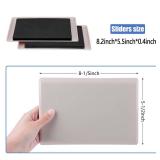 Kayzn 8 Pack Furniture Sliders for Carpet, 8-1/5\"x 5-1/2\" Large Furniture Sliders, Sliders for Furniture on Carpet Surface, Make Heavy Furniture Moving a Breeze!