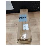 Curtain Rods for Windows 32-120 Inch, 1 Inch Adjustable Black Curtain Rod Set with Brackets, Easy Install