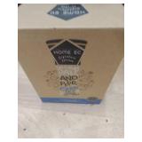 Home EC Premium Stainless Steel Sea Salt and Pepper Grinder Set of 2 - Adjustable Ceramic - Tall Glass Salt and Pepper Shakers - Kitchen Spice Mill W/Funnel & EBook