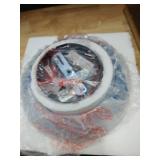 1 Light 10\" Kitchen Island Hanging Pendant Light Farmhouse Dining Ancient Blue Glass Shade Light Fixture,with Black Finish for Bathroom,Over Sink