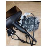 INFINITI PRO by CONAIR Hair Dryer, 1875W Blow Dryer with Diffuser and Concentrator, Ceramic Technology, 3 Heat & 2 Speed Settings, Cold Shot Button, Black