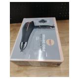 INFINITI PRO by CONAIR Hair Dryer, 1875W Blow Dryer with Diffuser and Concentrator, Ceramic Technology, 3 Heat & 2 Speed Settings, Cold Shot Button, Black