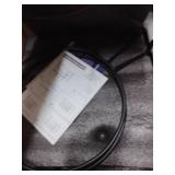 Kanwone 3 Tiered Serving Stand with White Porcelain Plates, 10\" Round Tray, Dessert Table Display Set, Black Metal Stand, Versatile & Durable