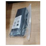 Zaboro Triple Tree 1 Pack Folding Camping Stool, 13.8 Inch Small Portable Lightweight Stool with Side Pocket, Foot Stool with Carry Bag for Hiking, Fishing and Beach, Hold up to 400lbs, Grey