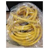 1/2 Inch x 50ft. Hybrid Air Hose with 1/2 in. MNPT Ends and Bend Restrictors, 3PCS 1/2â Air Coupler and Plug Kit, Air Compressor Hose Fittings and Accessories