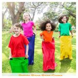 Potato Sack Race Bags - 32PCS Outdoor Games Sack Race Bags for Adults and Kids,3 Legged Race Bands,Egg Spoon Relay Race,Bean Bag Toss,Party Games for Kids,Field Day Games for Adults