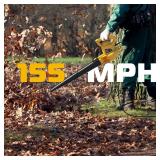 ZEGJAW Electric Leaf Blower Corded, 7-AMP Leaf Blowers, 155MPH/350CFM Small Handheld Lawn Blower Lightweight & Portable for Lawn Care