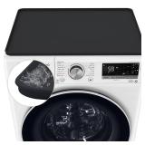 Washer and Dryer Covers, 27â x 27\" Washer and Dryer Top Protector Non-slip Washing Machine Cover Silicone Rubber Mat Support Heat Washer Dryer Top Covers for Laundry Kitchen Home (1PC Black)