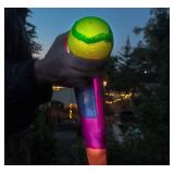 Foxtail LED - Outdoor Throw and Catch Light Up Game - Foam Ball & Tail Glow at Night - Play in The Dark - Fun Gift Idea for Kids & Adults, Boys & Girls
