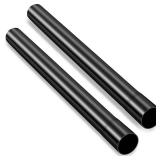Honoson 2 Pcs 1.25 Inch Vacuum Extension Wand 32mm Black Vacuum Attachments Wand Cleaner Replacement Extension Tubes Accessories and Attachment Replacement Cleaner Pipe Tubes Extend to 14.6 Inch Long