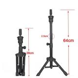 ZQIAN BEAUTY 25 Inch Wig Stand Tripod, Adjustable Mannequin Head Stand, Wig Head Stand for Training Heads And Canvas Block Head (Mannequin Head Not Included)