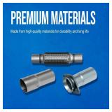 Walker 41957 Exhaust Pipe Connector 2.5\" Inlet (ID) 2.5\" Outlet (ID)