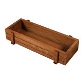 Yosoo Health Gear Wooden Planter Box, Rectangular Wooden Window Box Garden Planter, Indoor/Outdoor Wood Flower Container for Flower, Plant, Vegetables