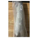 Acrylic Cylinder Plastic Vase for Centerpiece, Unbreakable Hurricane Tall Large Plastic Vases for Proposals Wedding, Hydroponic Decor Base Set of 2 with DIY Stickers (D 4\" + D 4.8\" X H 15.8\" Clear)