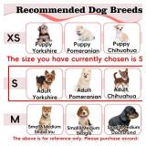 Soft Dog Cone Collar Alternative for Small Dogs(Adult Yorkshire Adult Chihuahua), Adjustable Protective Dog Head Recovery Cone, Elizabethan Comfortable Neck Pillow Cone After Surgery Anti Licking