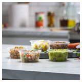 3.25 oz - 200 Cups Clear Disposable Plastic Portion Cups No Lids, Small Containers For Portion Controll, Jello Shots, Meal Prep, Sauce Cups, Slime, Condiments, Medicine, Dressings,