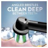 Oral-B CrossAction Electric Toothbrush Replacement Brush Heads, Black, 4 Count + 1 Sensitive White