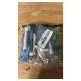 Oral-B CrossAction Electric Toothbrush Replacement Brush Heads, Black, 4 Count + 1 Sensitive White