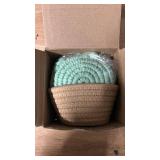 FoldTier 6 Pcs Coasters for Drinks Absorbent Boho Cotton Woven Coaster Farmhouse Tassel Macrame Coaster with Holder Housewarming Gift for Kitchen Office Coffee Table Decor, 4 in(Green Color)