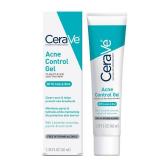 CeraVe Acne Control Gel, 2% Salicylic Acid Treatment With Glycolic Acid + Lactic Acids + Niacniamide, Acne Gel Helps Clear Blemishes Without Over Drying, Alcohol Free & Oil Free, 1.35 Fl Oz