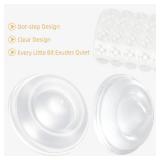 Reiwilei Cabinet Door Bumper, 100Pcs Clear Cabinet Rubber Bumpers Self-Adhesive for Kitchen Drawers, Picture Frames, Cupboard Doors