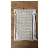 Reiwilei Cabinet Door Bumper, 100Pcs Clear Cabinet Rubber Bumpers Self-Adhesive for Kitchen Drawers, Picture Frames, Cupboard Doors