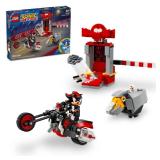 LEGO Sonic The Hedgehog Shadow The Hedgehog Escape Building Set, Motorcycle Toy, Video Game Character Figures, Sonic Toy for Kids, Gift for Gamers Ages 8 Plus, 76995